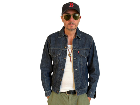 Size 38US / 48EU . Vintage 70s Levi’s Denim Jacket – 2 Pockets – Made in USA - USA Vintage Bcn