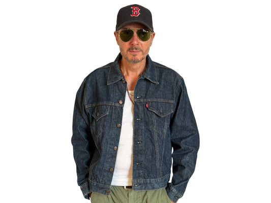 Size 46US / 56EU .Vintage 70s Levi’s Denim Jacket – 2 Pockets – Made in USA - USA Vintage Bcn