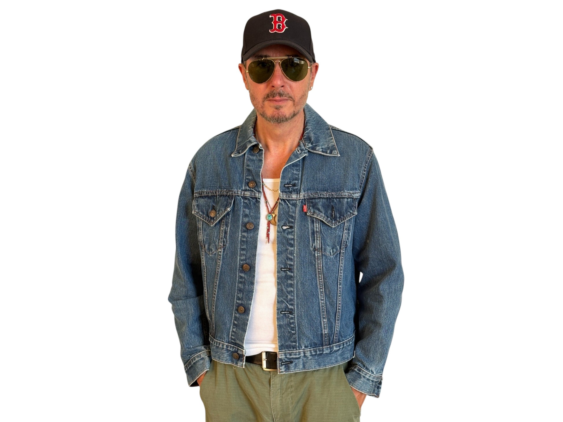 Size 42-44US / 52-54EU . Vintage 70s Levi’s Denim Jacket – 2 Pockets – Made in USA - USA Vintage Bcn