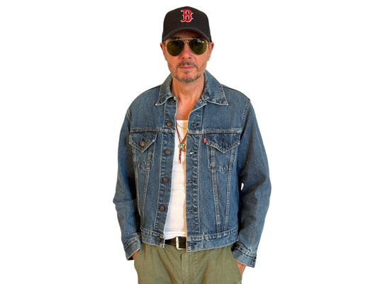 Size 42-44US / 52-54EU . Vintage 70s Levi’s Denim Jacket – 2 Pockets – Made in USA - USA Vintage Bcn