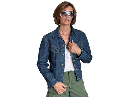 Size 36US / 46EU .Vintage 80s Lee Denim Jacket – 2 Pockets – Made in USA - USA Vintage Bcn