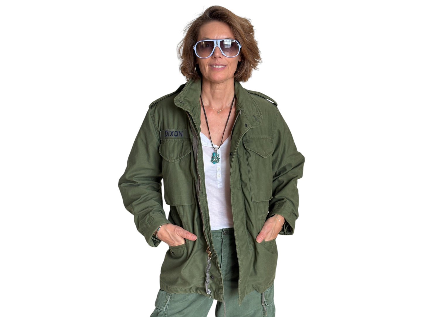 X Small Short. Authentic 1982 US Army M-65 field jacket Military - USA Vintage Bcn