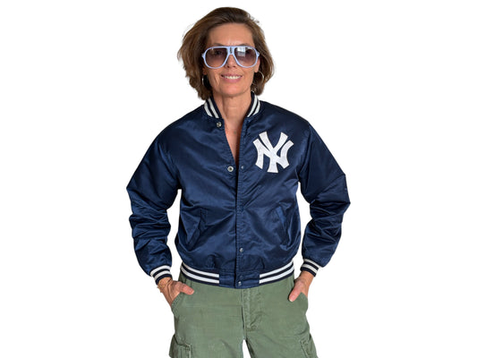 Youth Large. Vintage Diamond collection 90s New York Yankee Starter jacket -made in USA- - USA Vintage Bcn