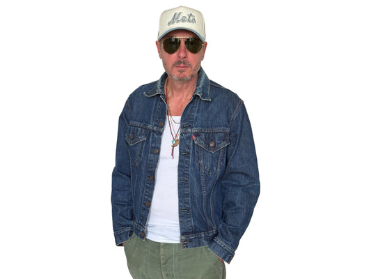 Size 42US / 52EU. Vintage 70s 2 pocket Levi’s Denim Jacket 70505 – Double Stitch, Made in USA - USA Vintage Bcn