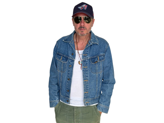Size 40US / 50EU Vintage 80s Lee Denim Jacket – 2 Pockets – Made in Canada - USA Vintage Bcn