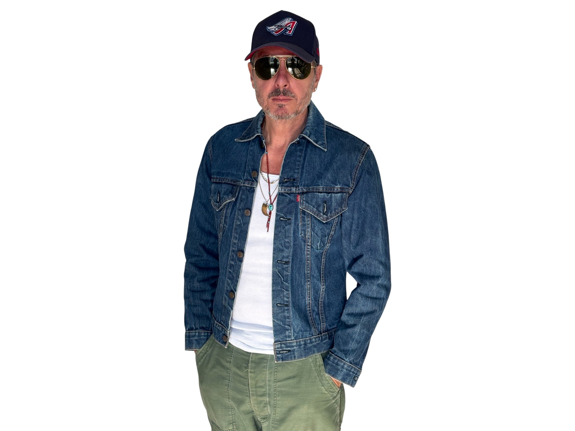 Size 38US / 48EU. Vintage Early 70s 2 pocket Levi’s Denim Jacket 70505 – Single Stitch, Made in USA - USA Vintage Bcn