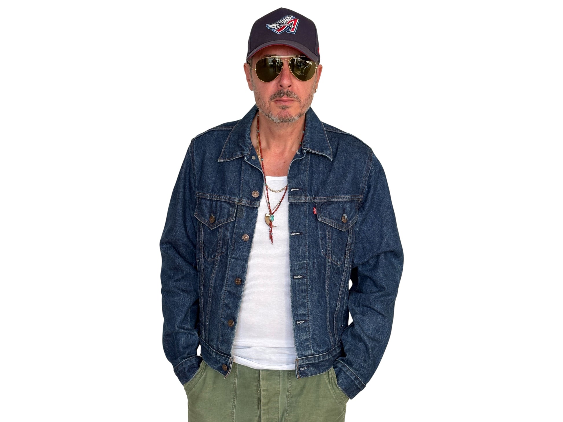 Size 42US / 52EU. Levis 70505 – Vintage 80s Levi’s Denim Jacket – 4 Pockets – Made in USA - USA Vintage Bcn