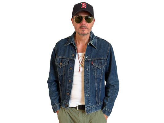 Size 42US / 52EU . Vintage 70s Levis single stitch jacket Made in USA. - USA Vintage Bcn