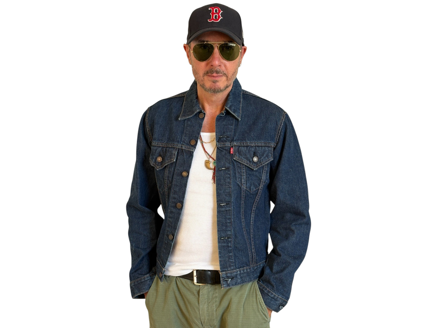 Size 40US / 50EU . Vintage 70s Levis single stitch jacket Made in USA. - USA Vintage Bcn