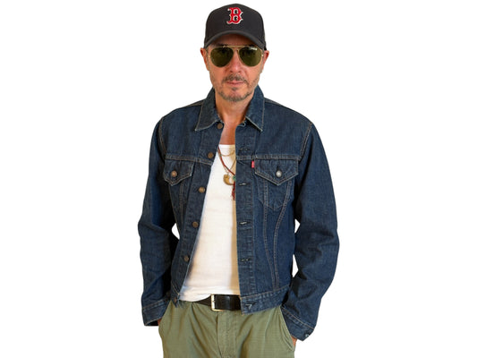 Size 40US / 50EU . Vintage 70s Levis single stitch jacket Made in USA. - USA Vintage Bcn