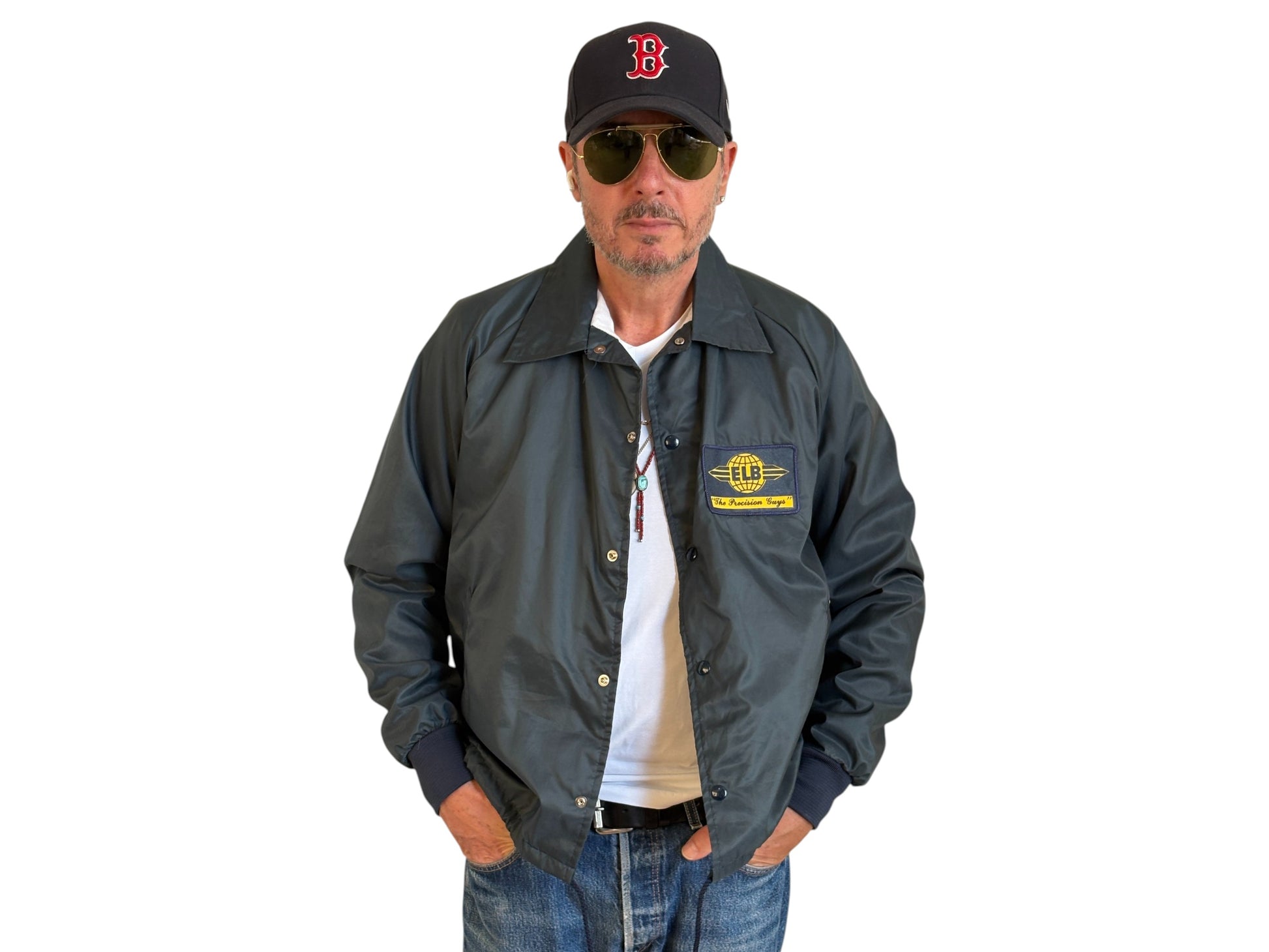 Size Med. Vintage 80s windbreaker. Made in USA - USA Vintage Bcn