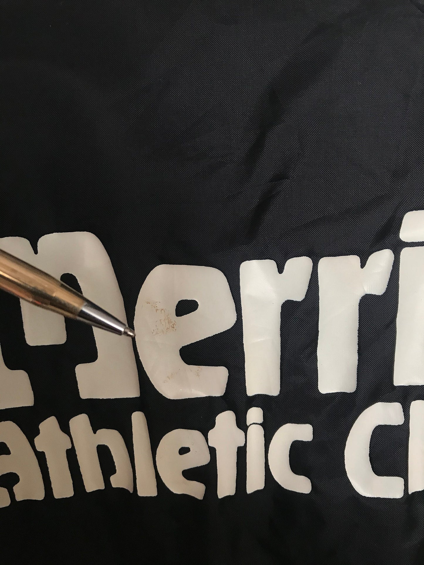 Size L. 70s Merritt Athletic Club Vintage Satin Jacket | Made In USA