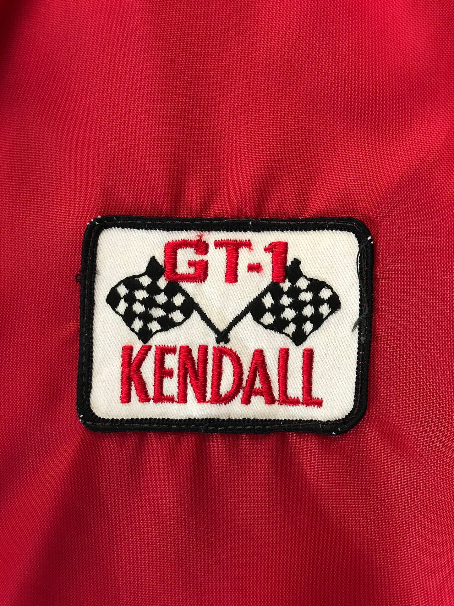 Size S. Made In USA Vintage 70s Gt-1 Kendall nylon racing jacket