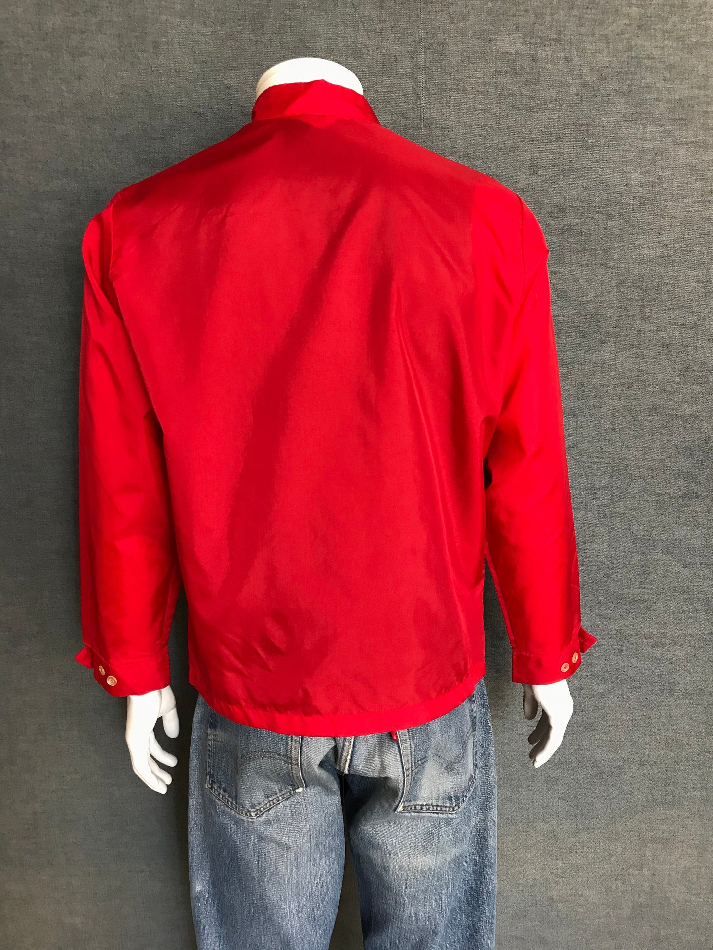 Size S. Made In USA Vintage 70s Gt-1 Kendall nylon racing jacket