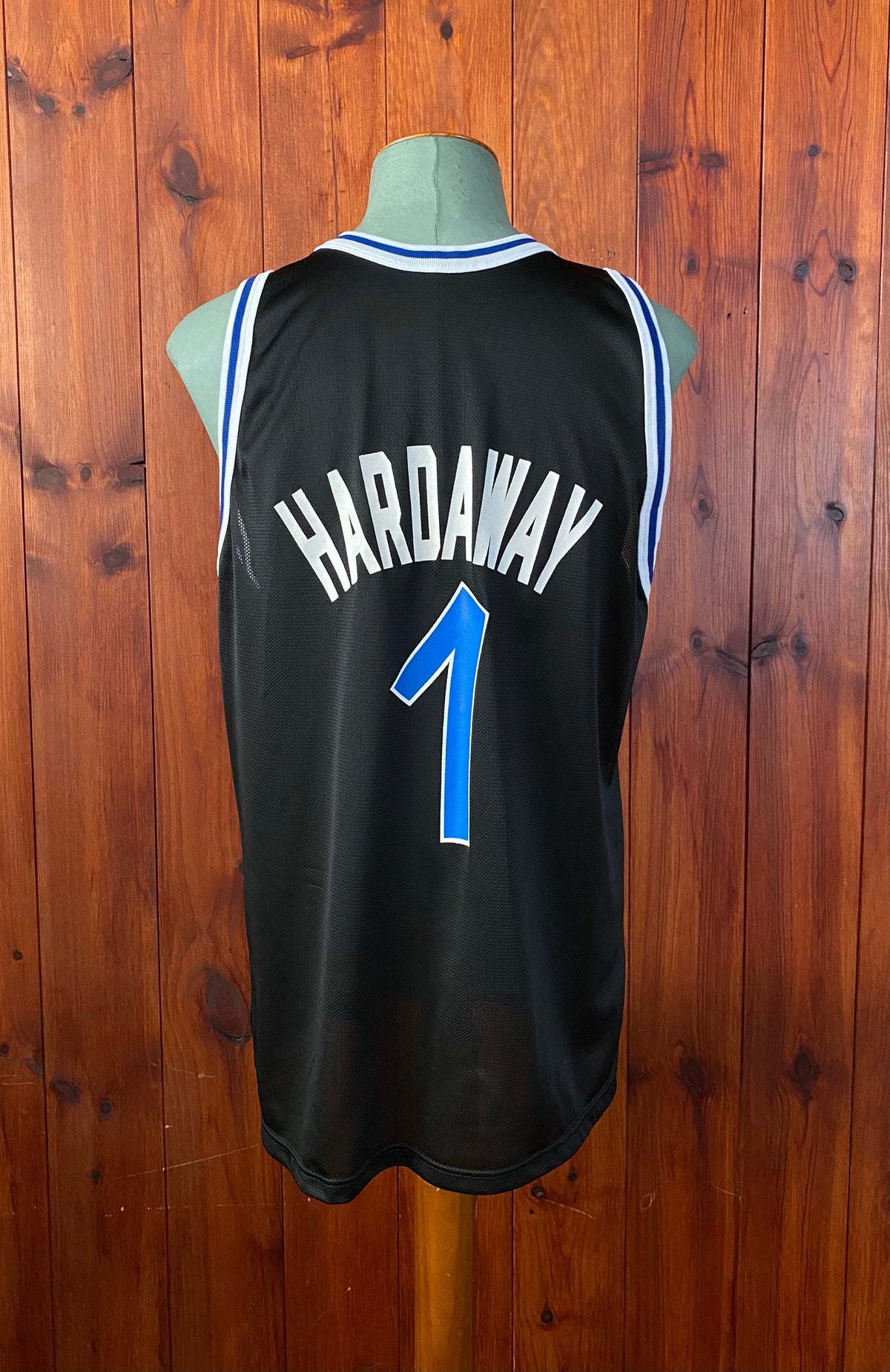 Size 48 VTG 90s Orlando Champion NBA jersey, Player Hardaway #01-AJ357 Studio