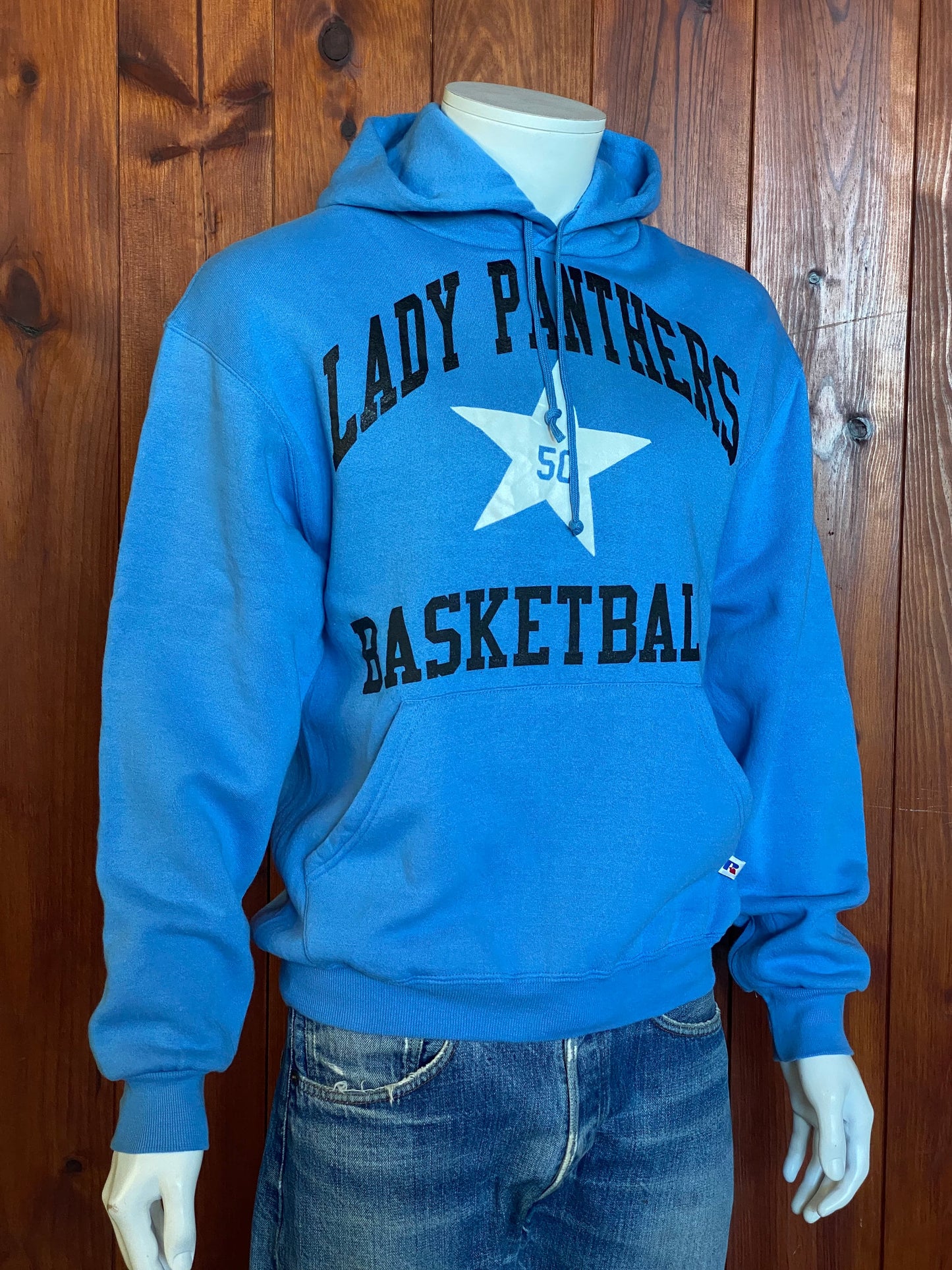 Vintage 90s Russell Athletic Hooded Sweatshirt - Size M | USA Vintage BCN