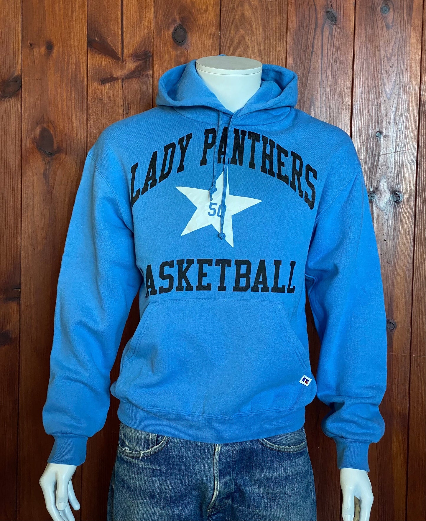 Vintage 90s Russell Athletic Hooded Sweatshirt - Size M | USA Vintage BCN
