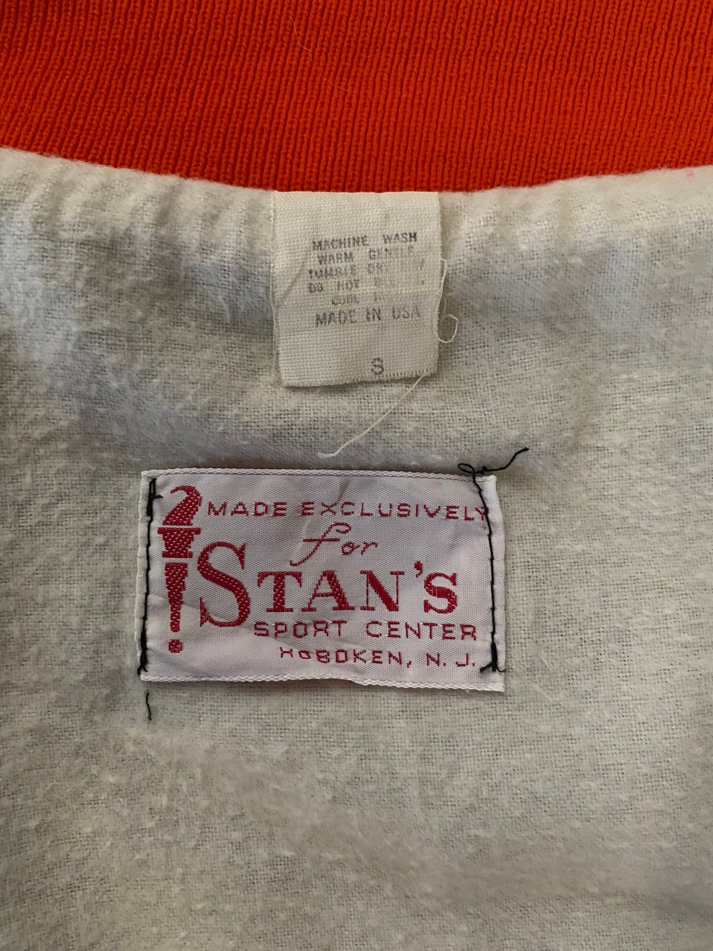 Size S. Made In USA Vintage Nylon Baseball jacket