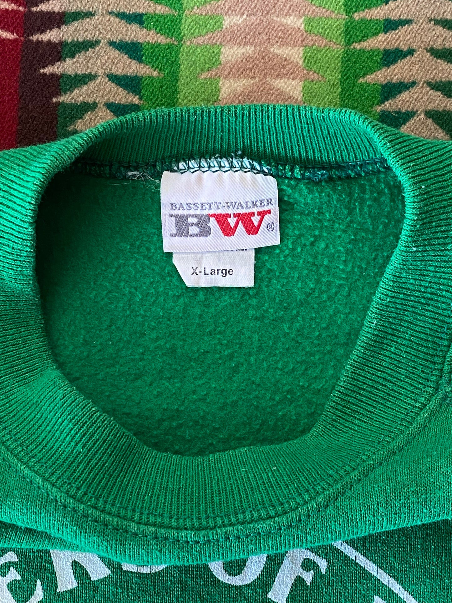 Size XL. 80s vintage sweatshirt daughters of Ireland Made In USA by BW