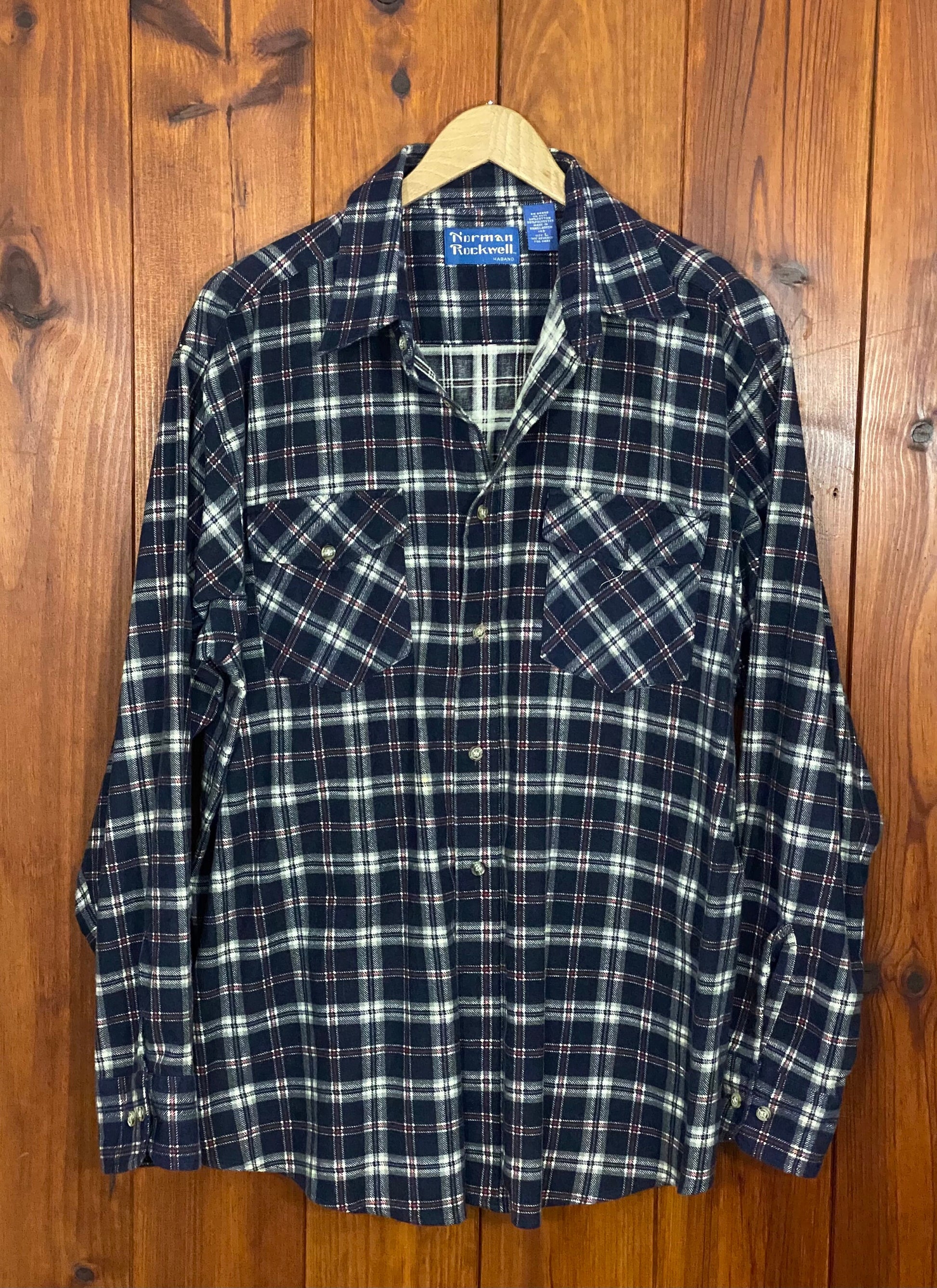 Size L Vintage 90s Flannel Shirt | Retro Fashion Staple