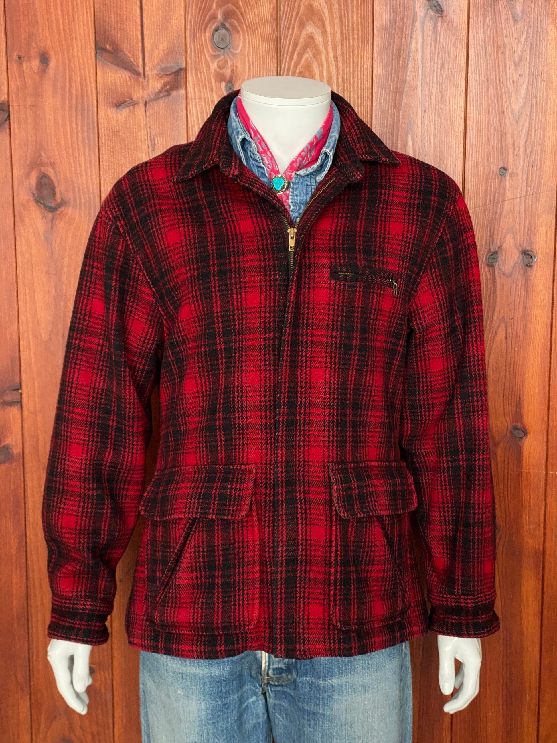 Size Large Ralph Lauren Wool Hunting Vintage Jacket - Classic Style