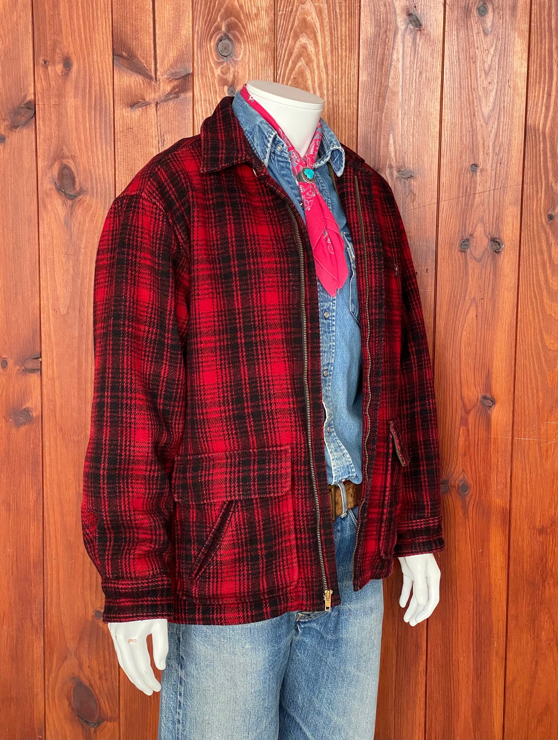 Size Large Ralph Lauren Wool Hunting Vintage Jacket - Classic Style