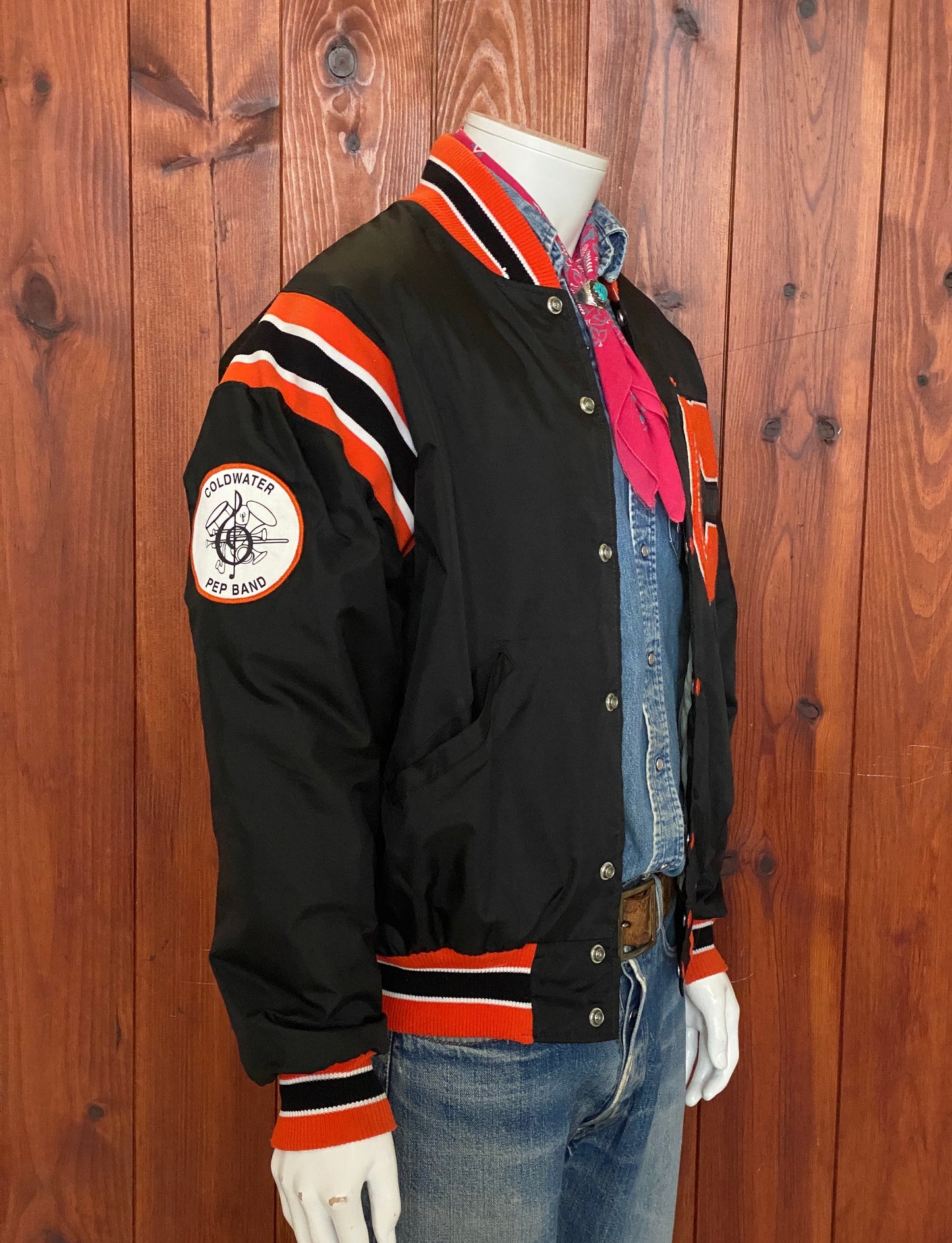 Size L. Vintage 97 football band Jacket Coldwater Cavaliers