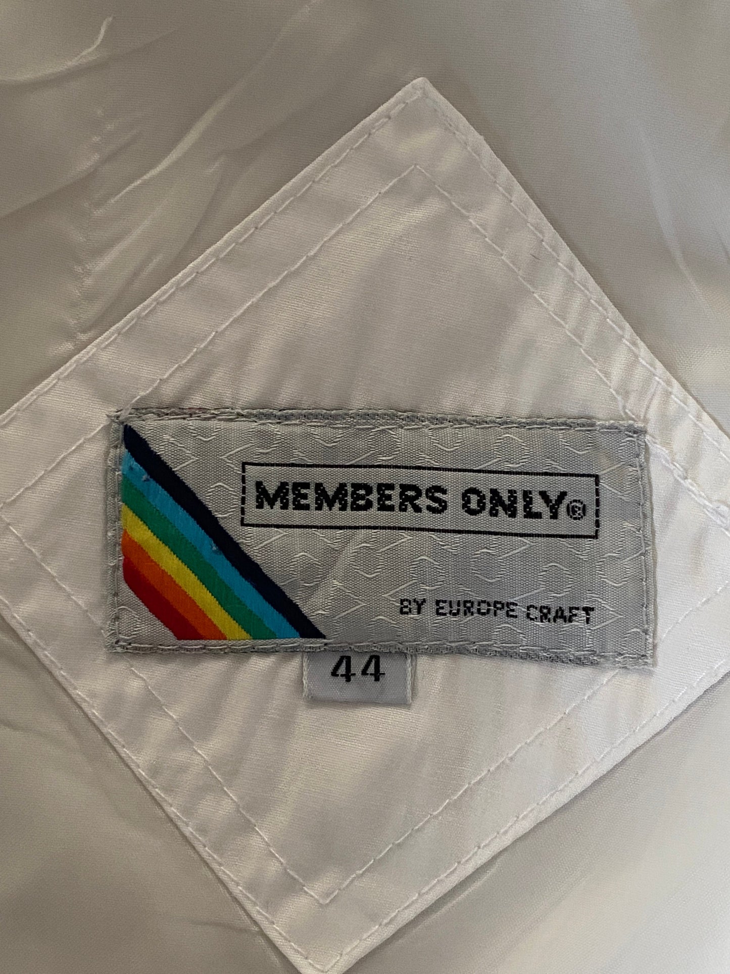 Size 44 US Vintage 80s members Only cotton jacket