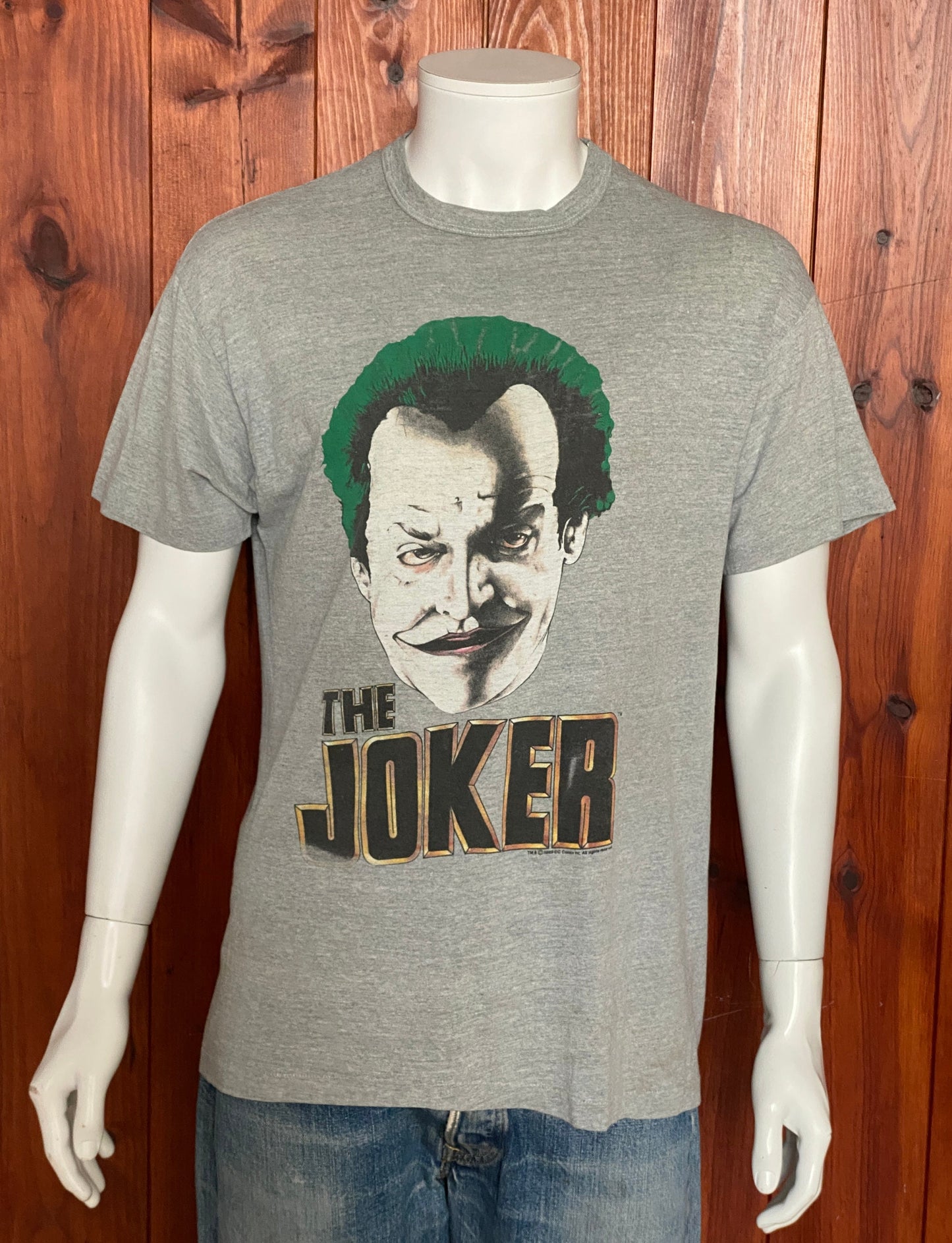 Size XL. Made In USA 1989 Comics Inc Jocker t shirt
