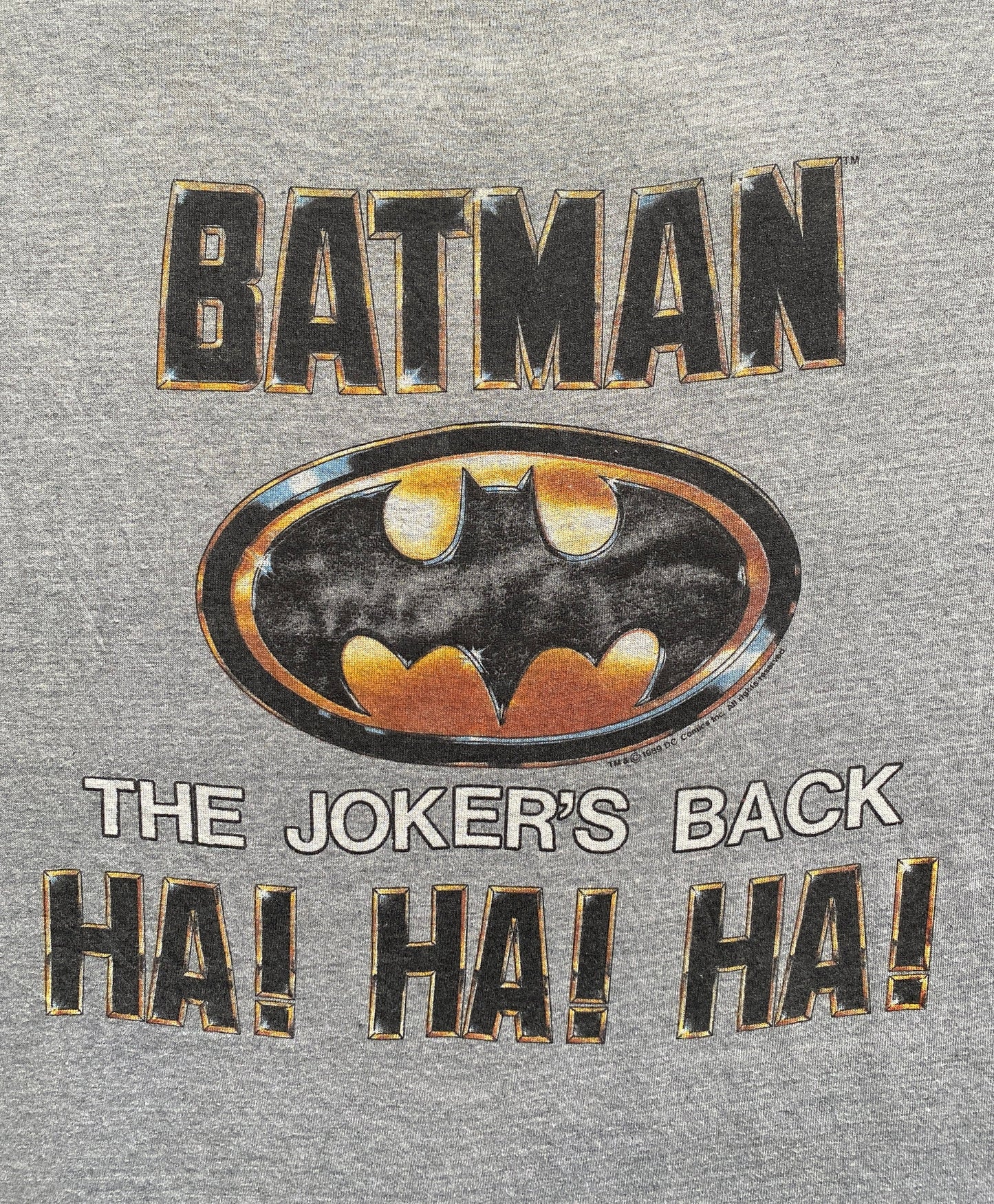 Size XL. Made In USA 1989 Comics Inc Jocker t shirt