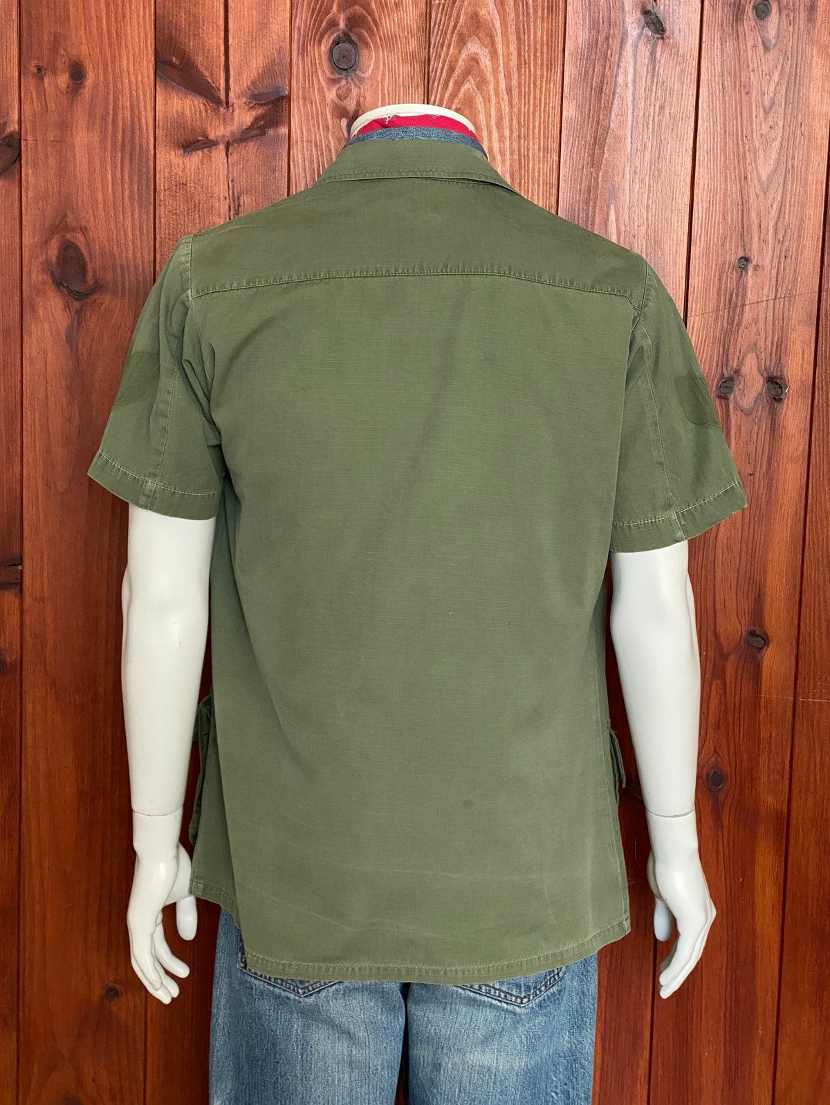 Small Reg. Authentic 1969 US Army Vintage Vietnam jungle jacket.-AJ357 Studio