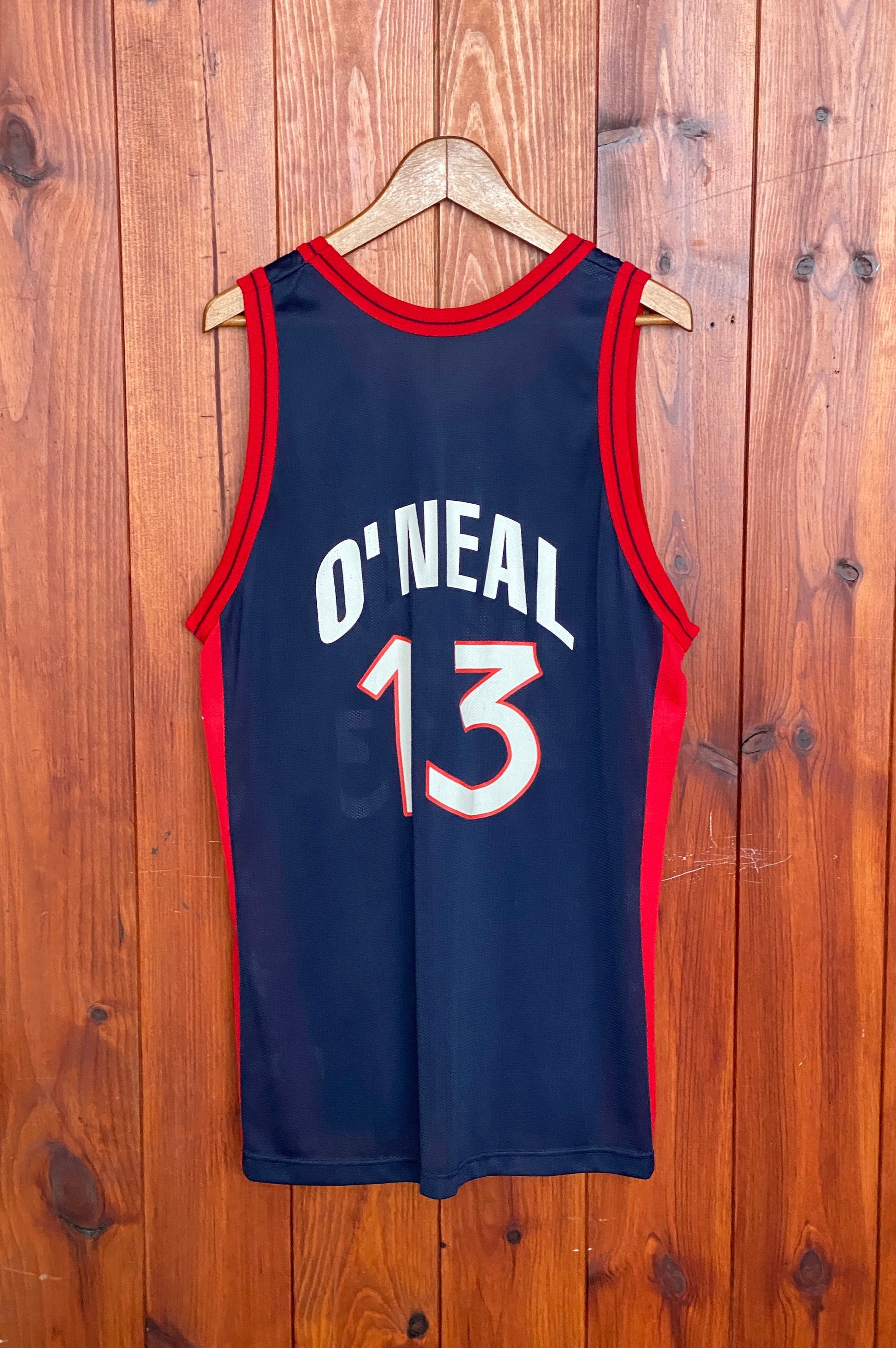Vintage 90s NBA Champion USA Olympics Dream Team Shaq O'Neal #13 Jersey - Size 48
