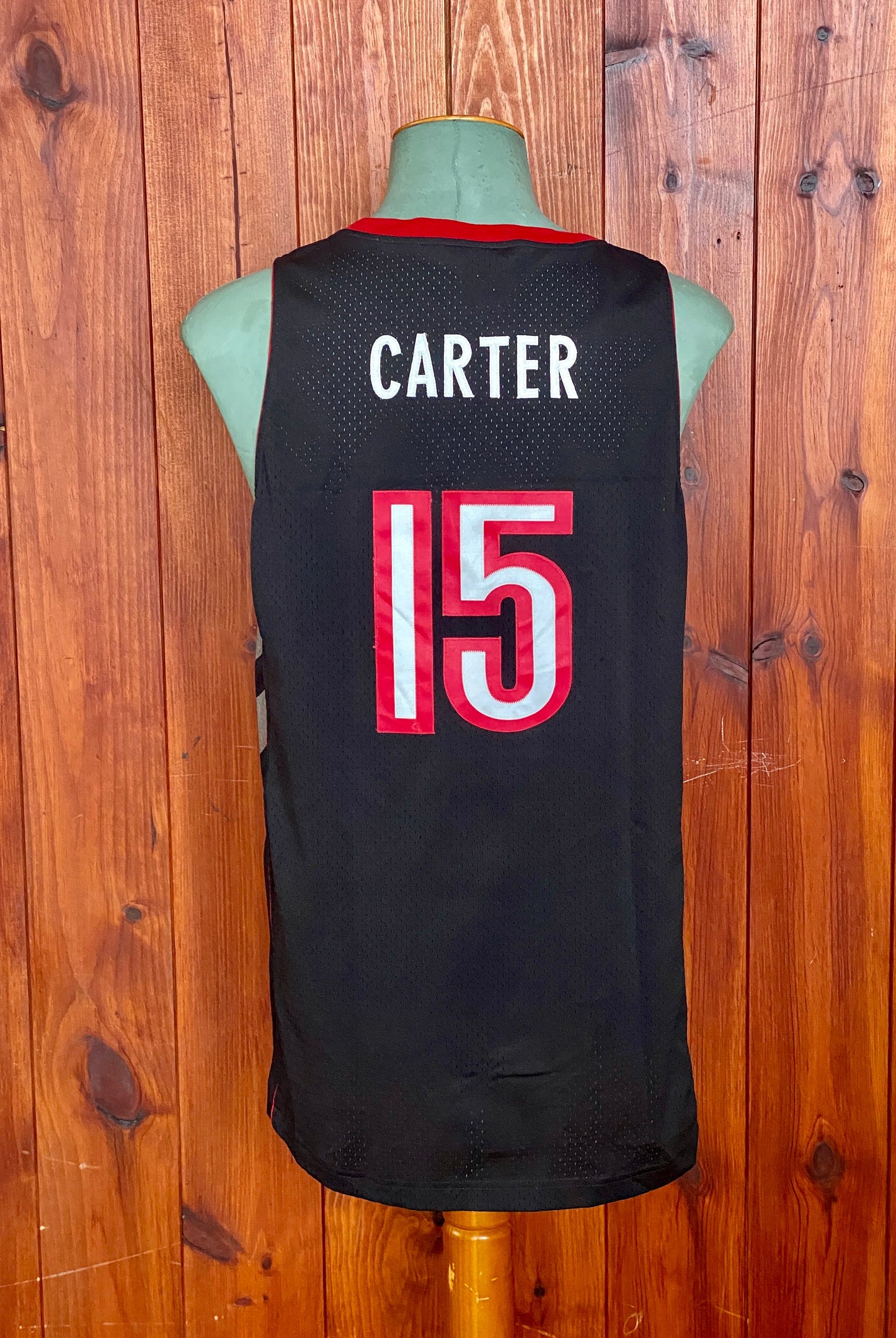 Size L. Vintage Toronto Raptors Vince Carter #15 Nike NBA Swingman Purple Jersey
