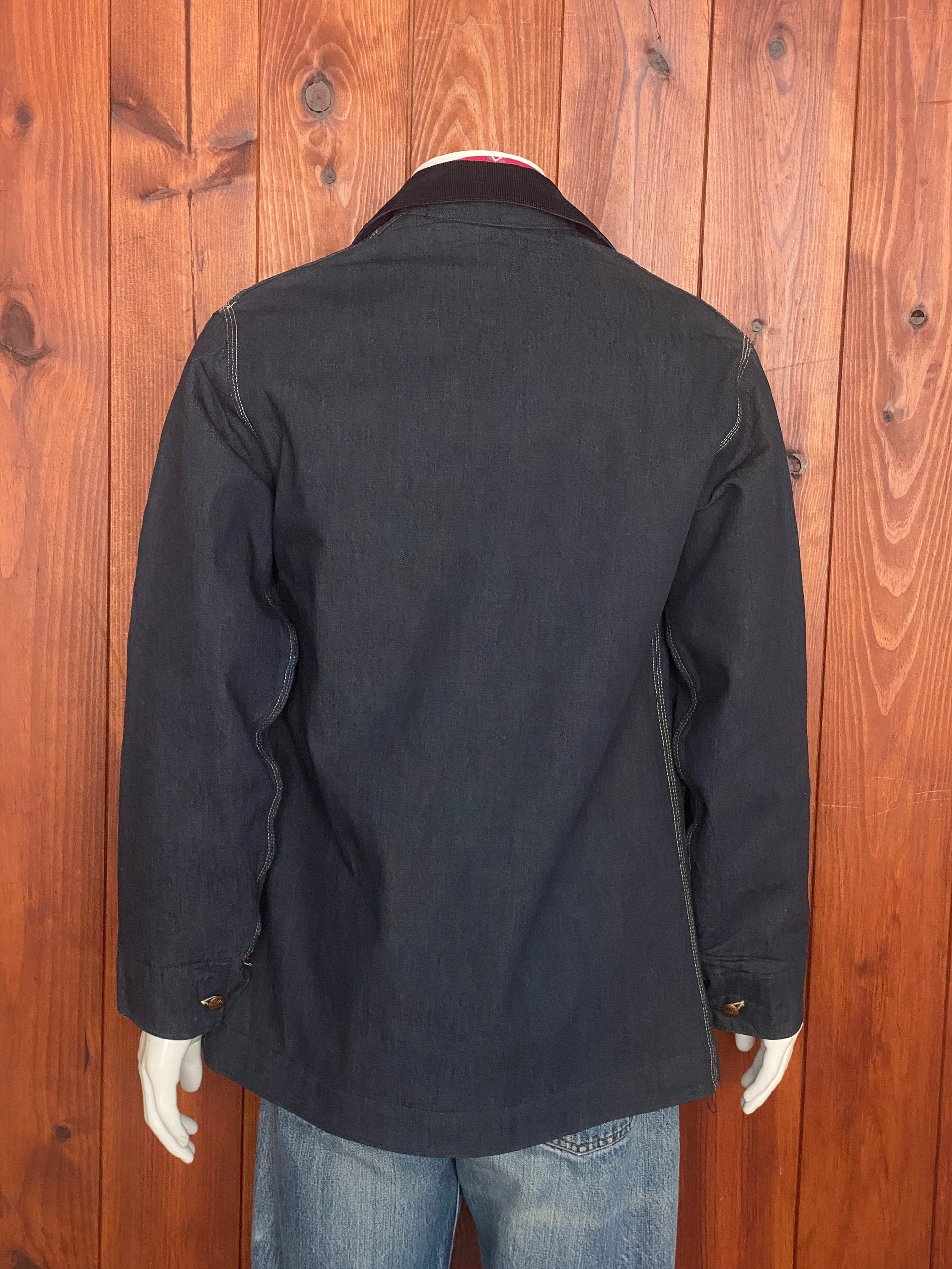 Vintage Big Mac lined denim chore/barn lined coat jacket, size medium - Classic style and durable comfort for your wardrobe.