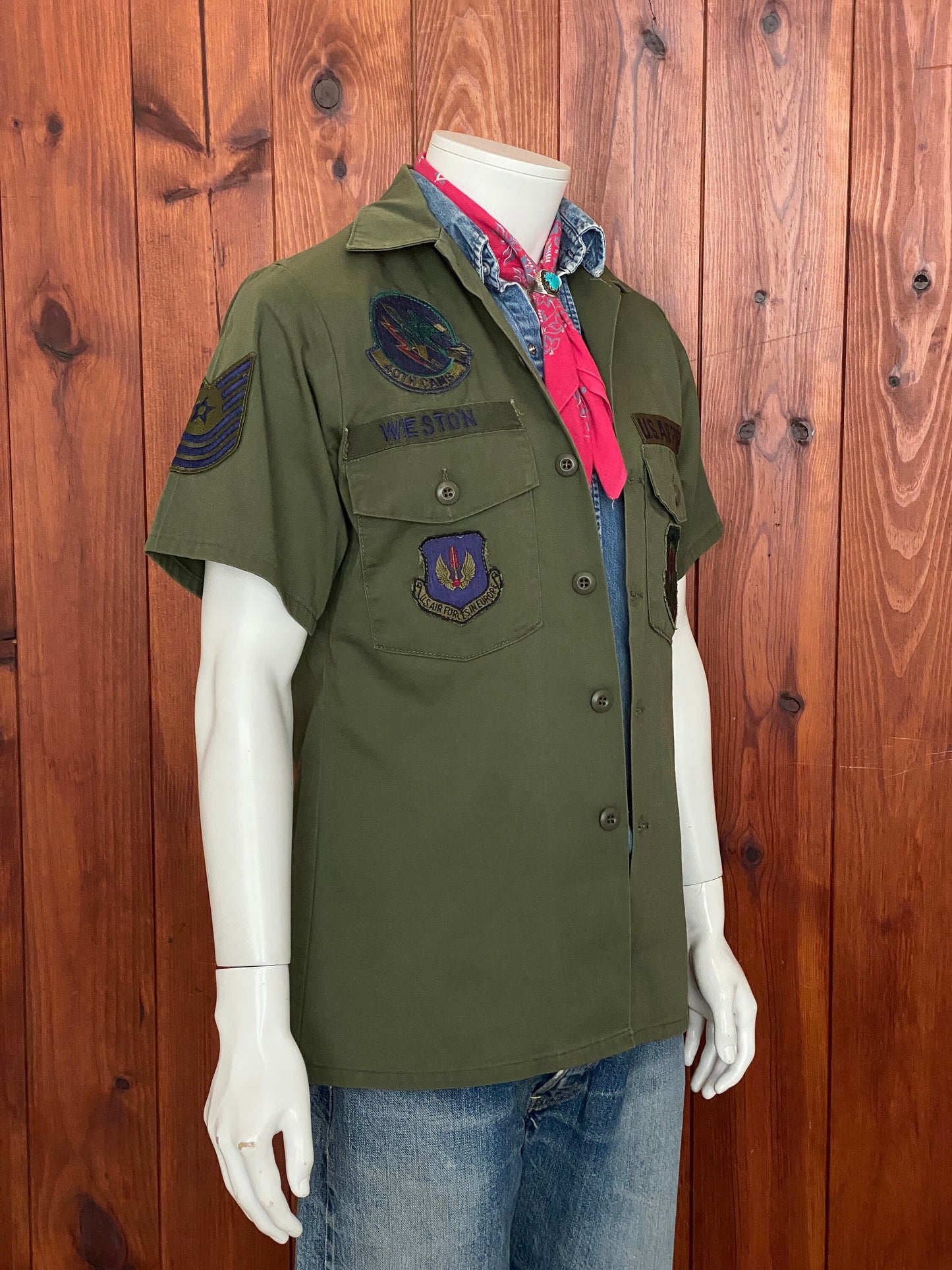 Vintage 1981 OG 507 US Air Force Utility Shirt - Size M