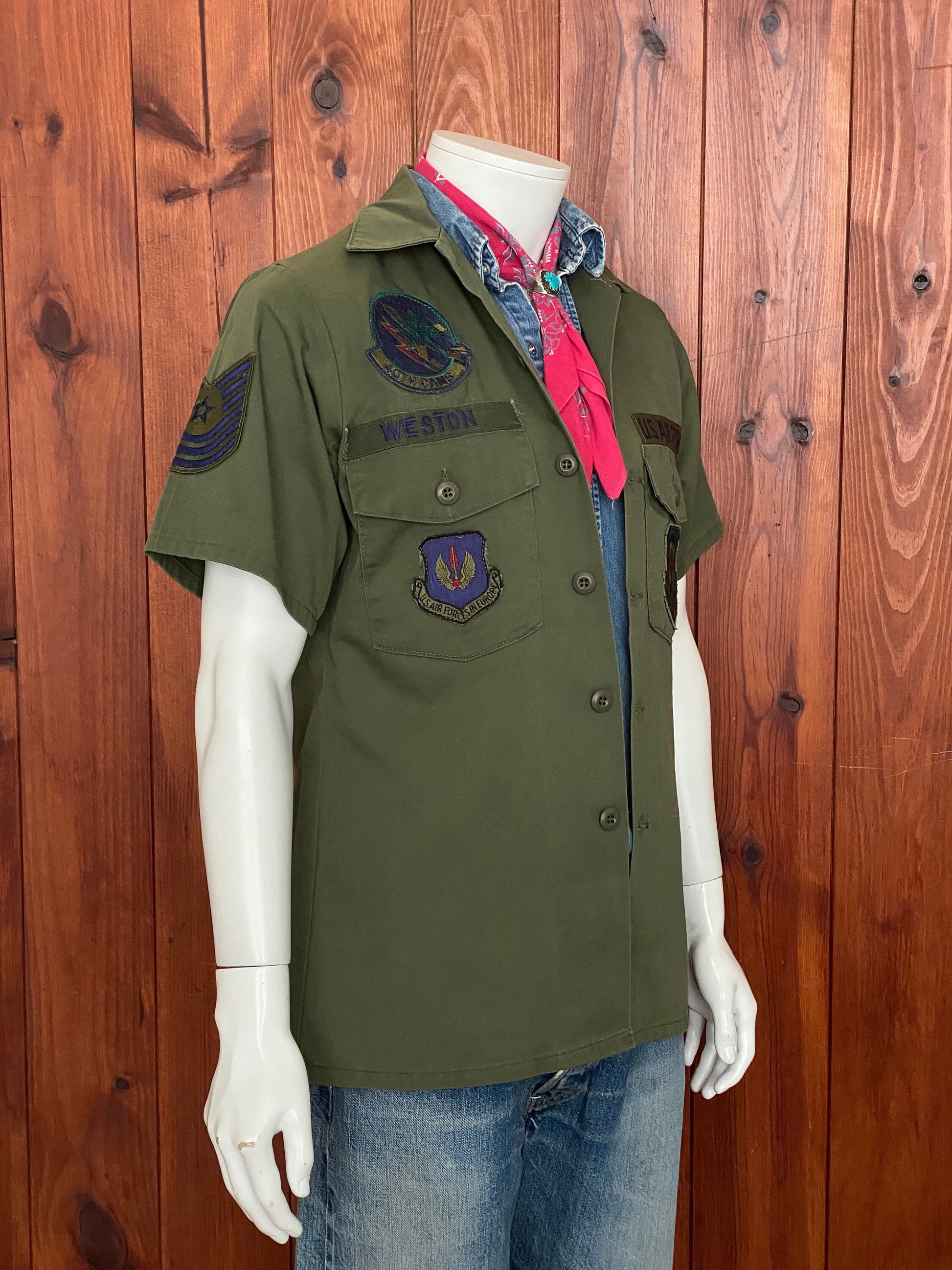 Vintage 1981 OG 507 US Air Force Utility Shirt - Size M