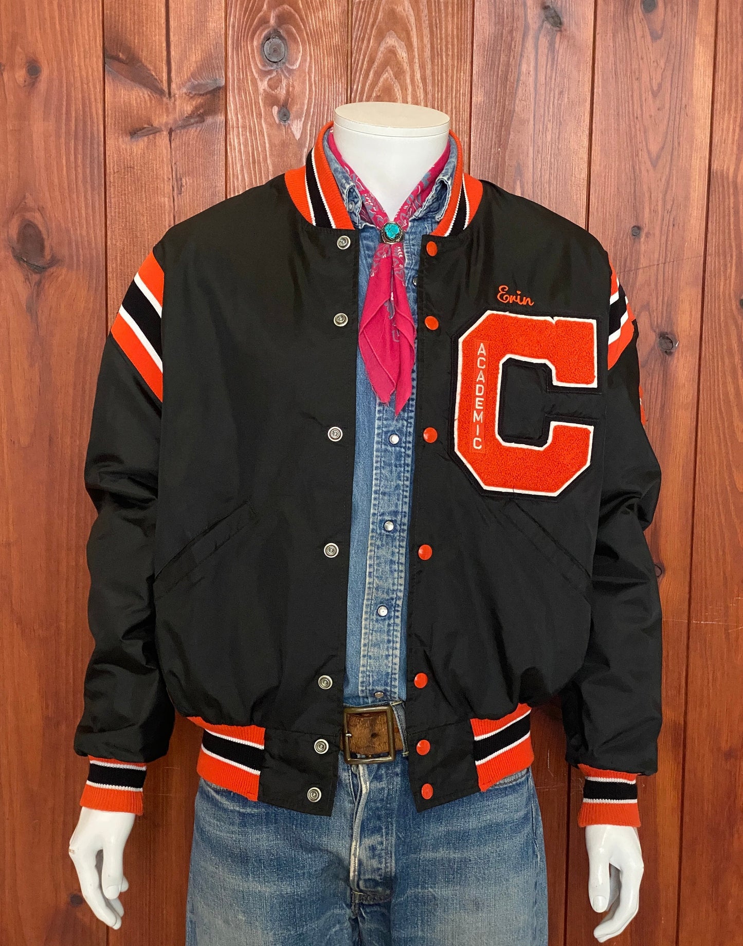 Size L. Vintage 97 football band Jacket Coldwater Cavaliers