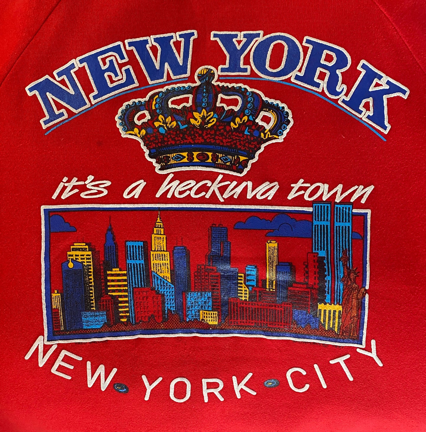 Size XL. New York 80s vintage sweatshirt   made by Jerzees