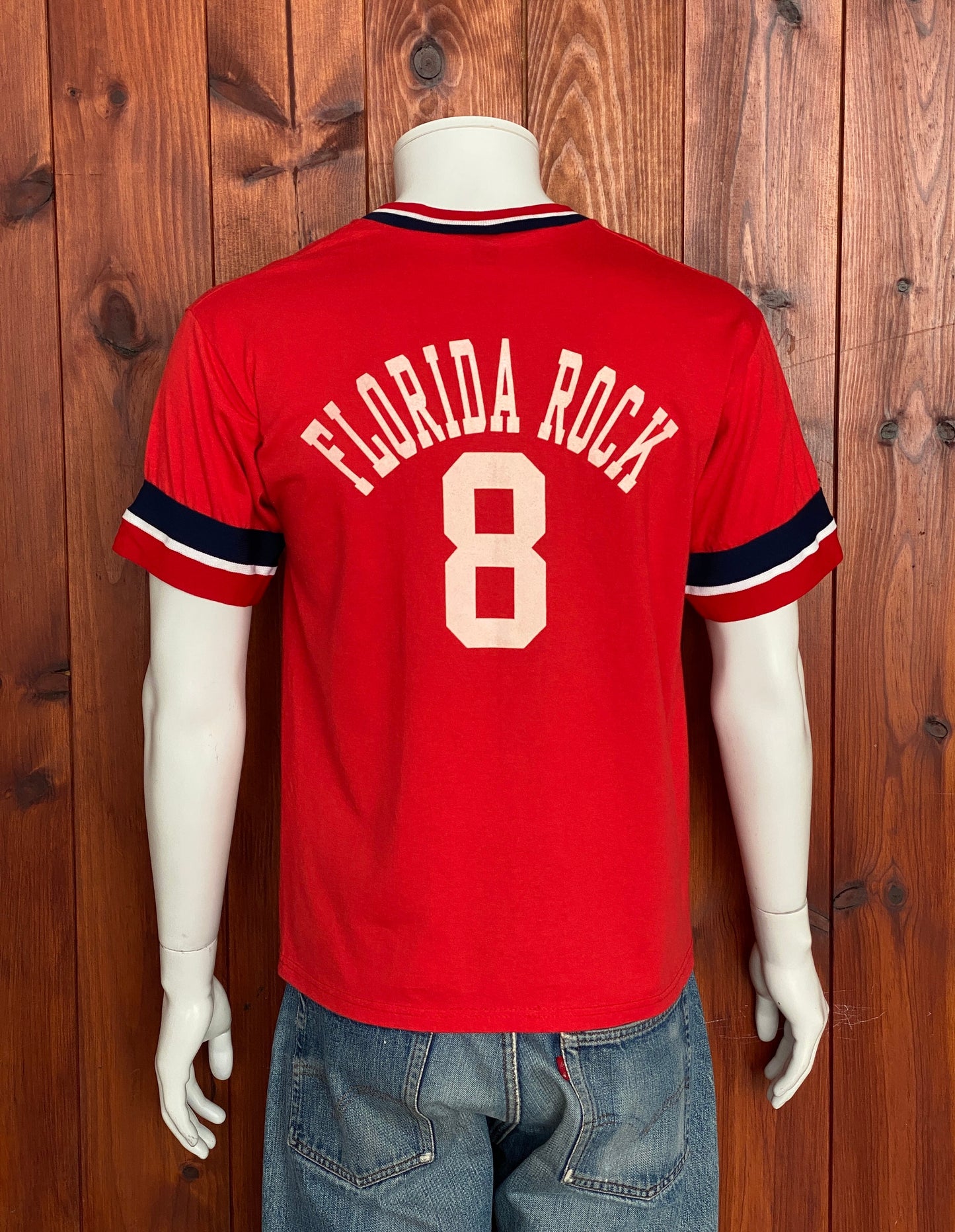 Cardinals Baseball 80s Vintage Poly-cotton T-shirt Size M Made in USA by Russell Athletic
