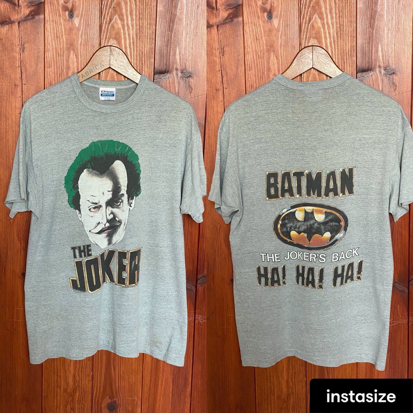 Size XL. Made In USA 1989 Comics Inc Jocker t shirt