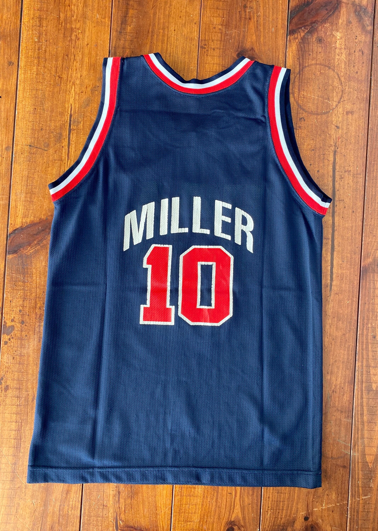 Youth L 14-16. Vintage 90s Champion NBA USA dream team #10 Miller  jersey  Made In USA