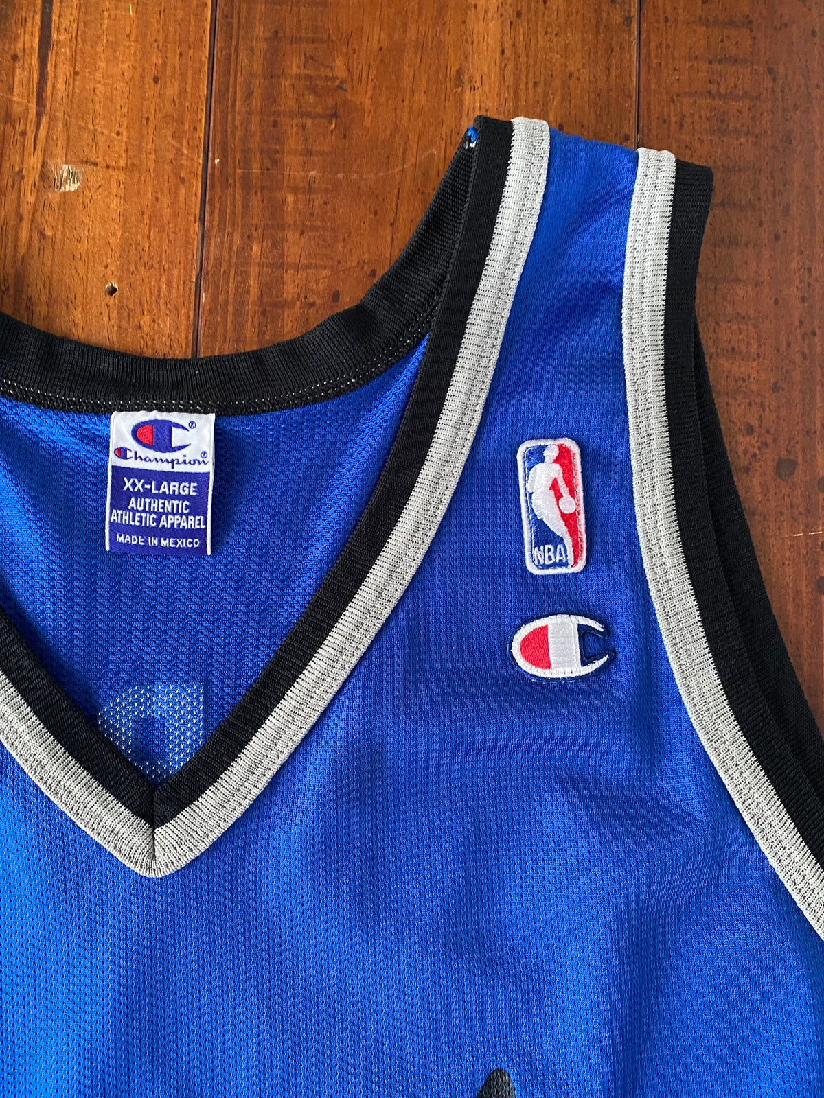 Size 52 USA. Rare Vintage Champion NBA Tracy Mc GRADY #1 Jersey Orlando Magic-AJ357 Studio