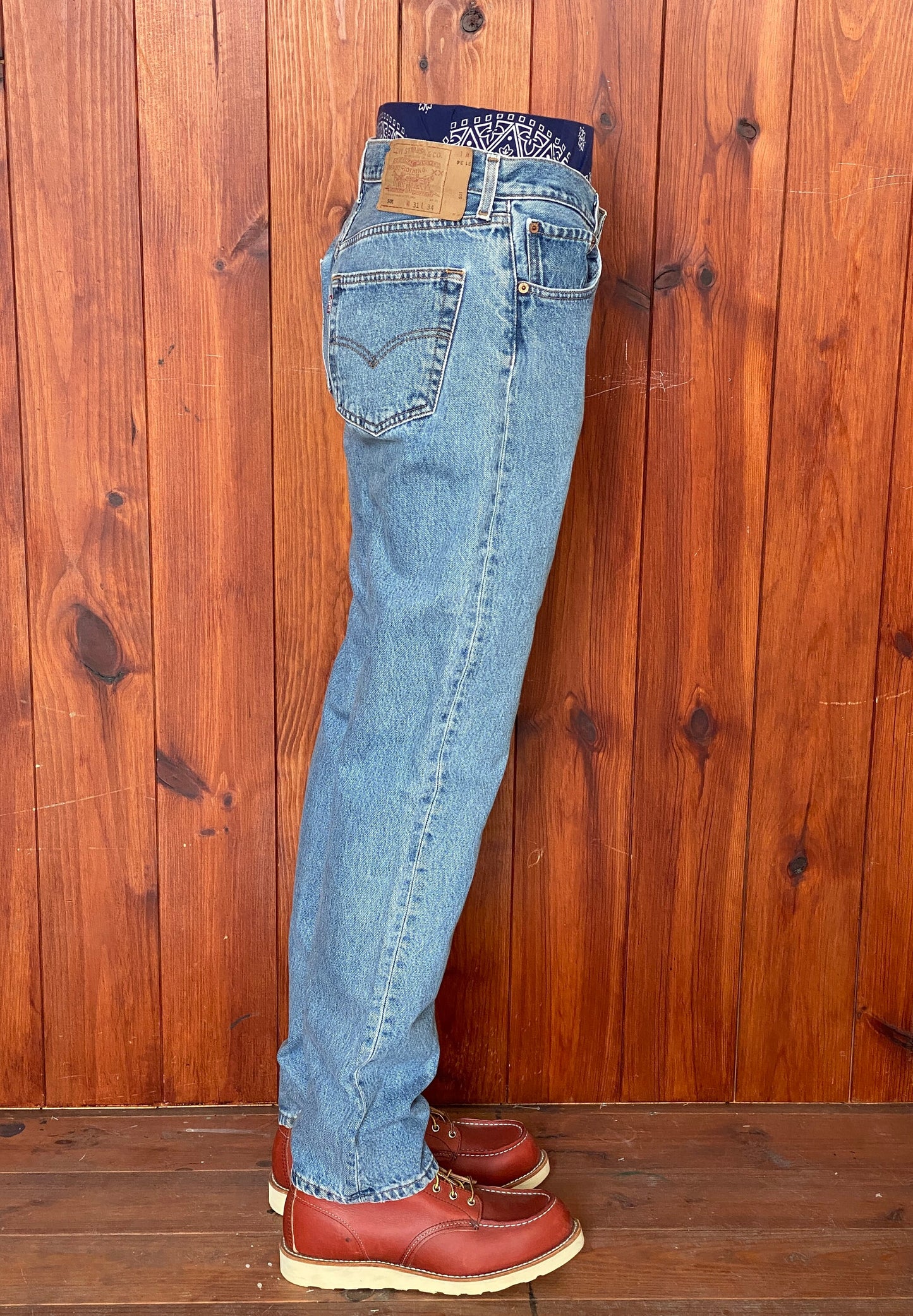 Levi's 501 Vintage Jeans Made In Mexico - Size 32x34 Blue