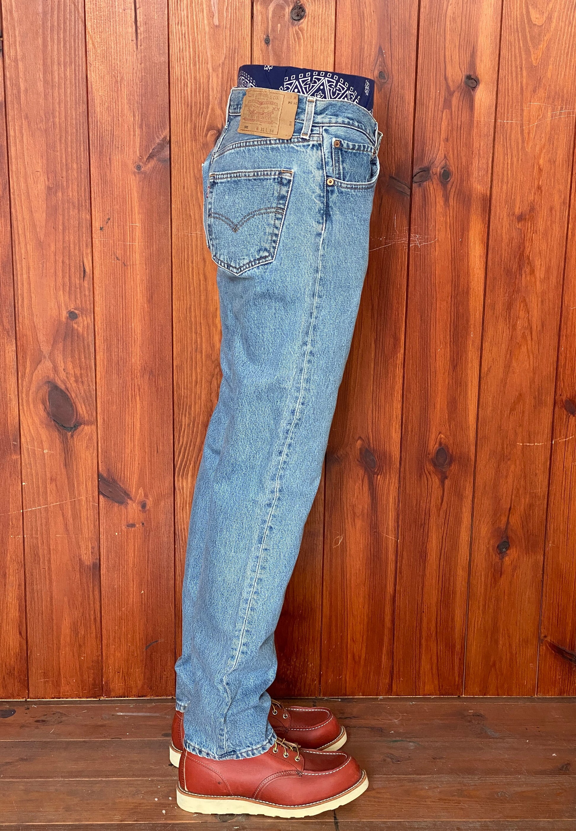 Levi's 501 Vintage Jeans Made In Mexico - Size 32x34 Blue