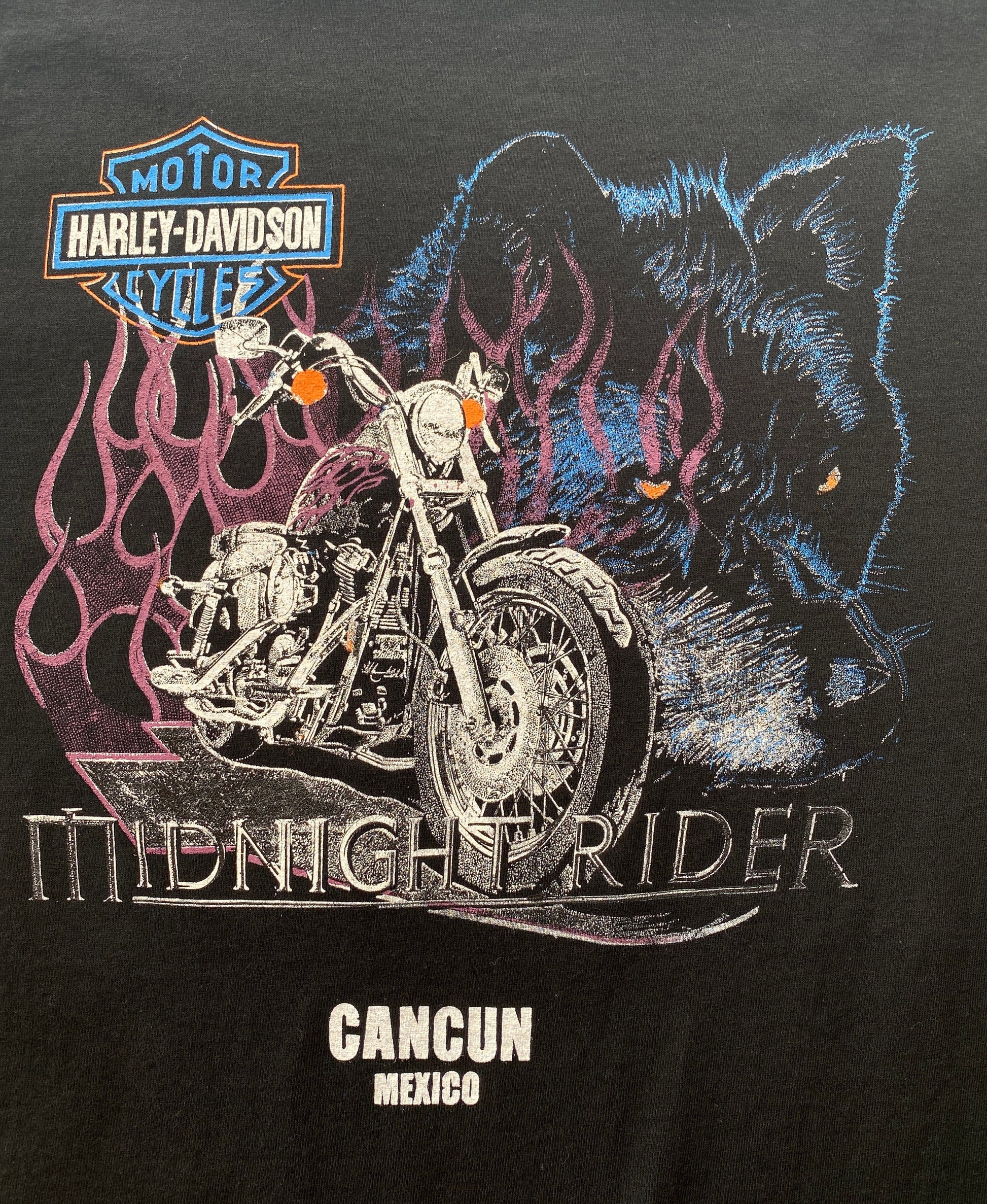 Vintage 1989 Harley Davidson T-Shirt - Size M | Made in Mexico | Authentic Collectible"