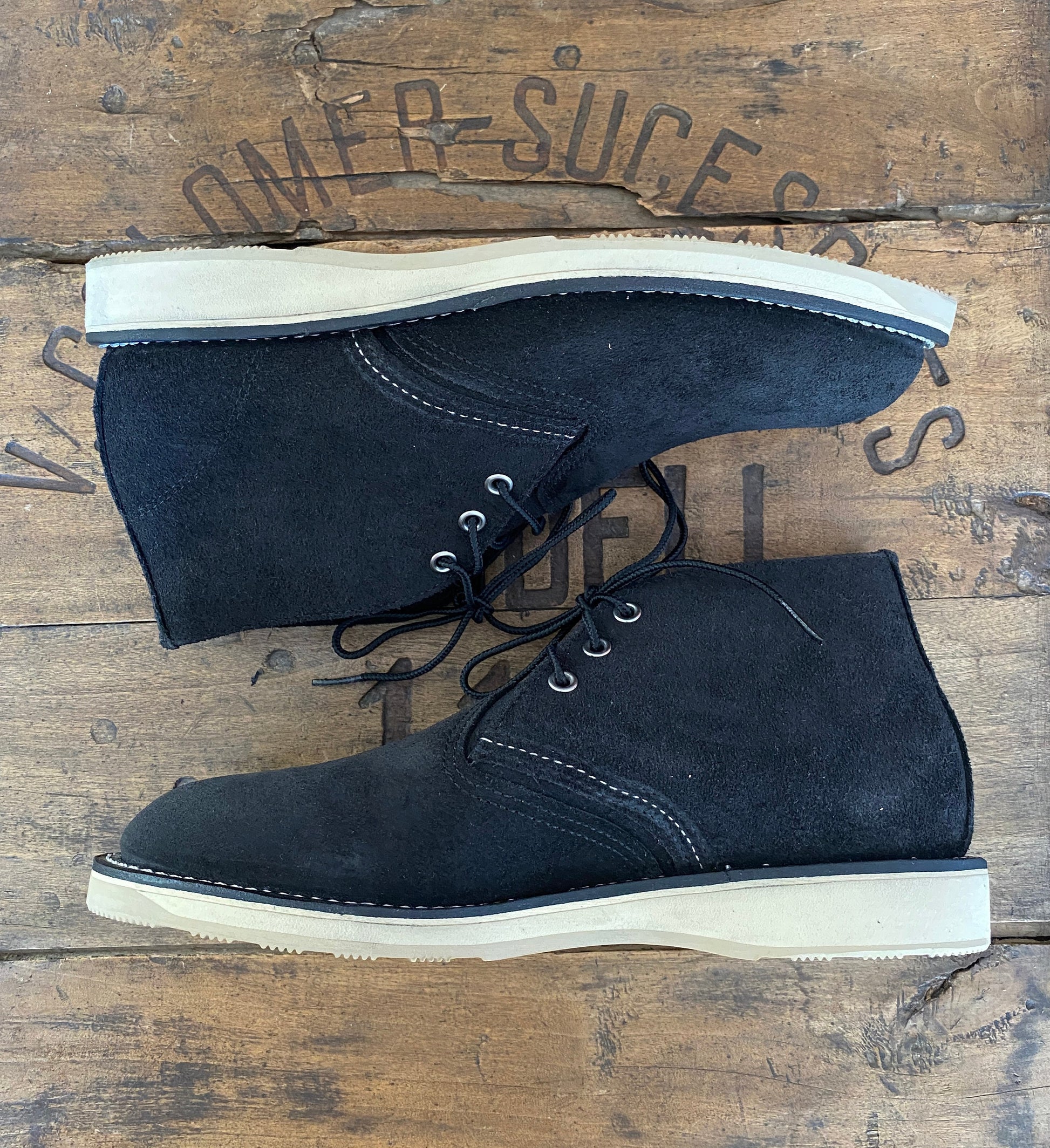 Red Wing 3147 Boots, size 8.5D (41.5 EU) - front view. Made in USA. Factory seconds.