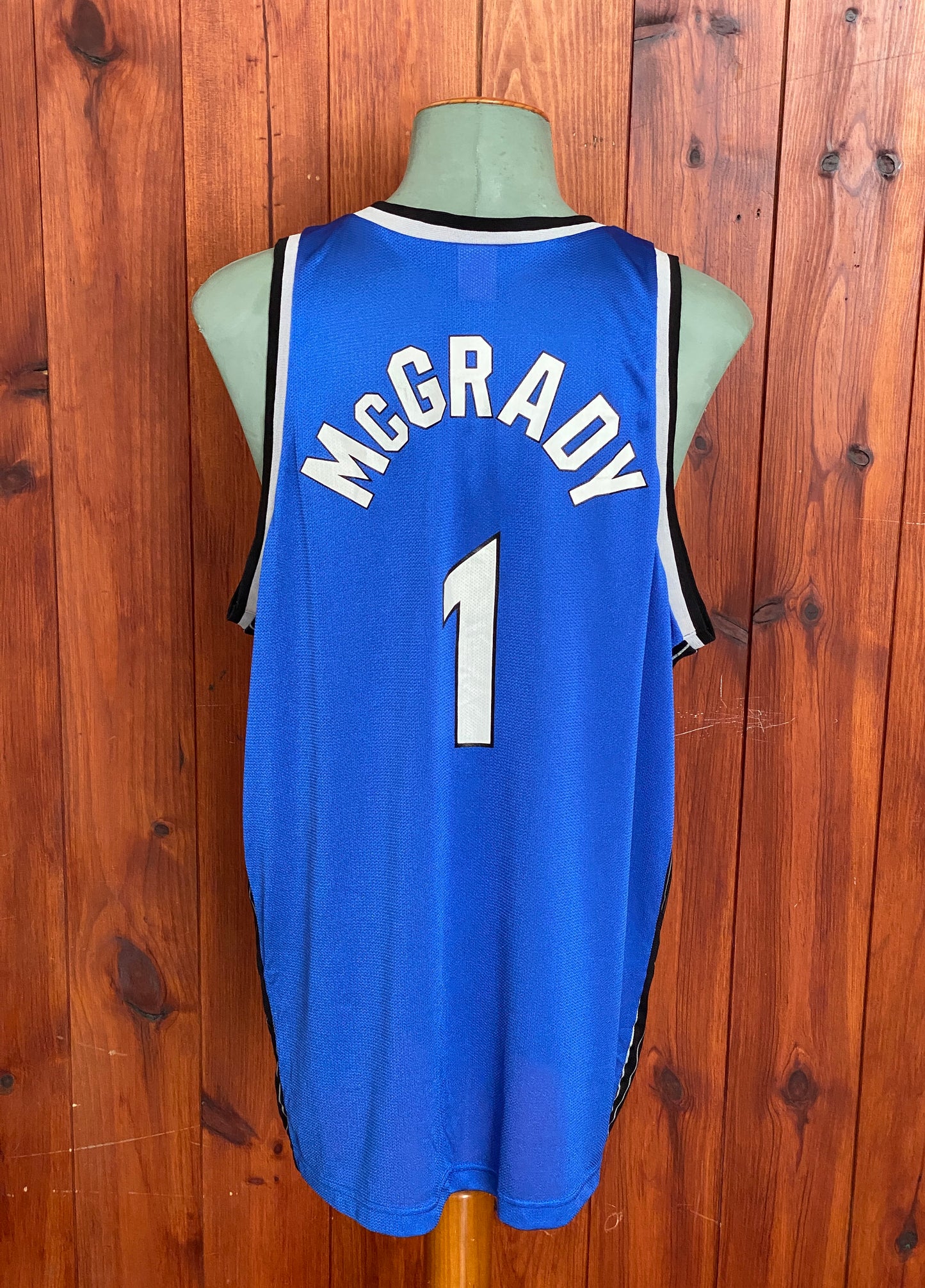 90s Vintage Magic #1 Tracy McGrady NBA Jersey - Size 52 | Champion Made
