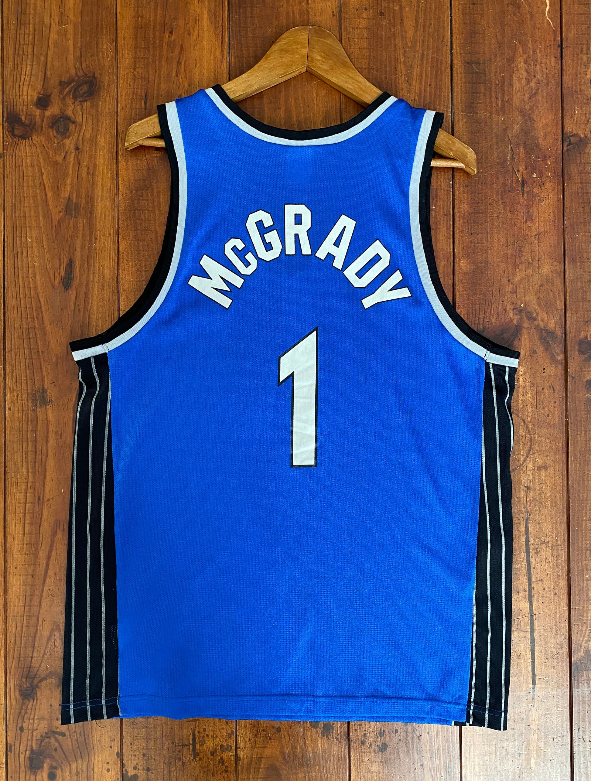 90s Vintage Magic #1 Tracy McGrady NBA Jersey - Size 52 | Champion Made