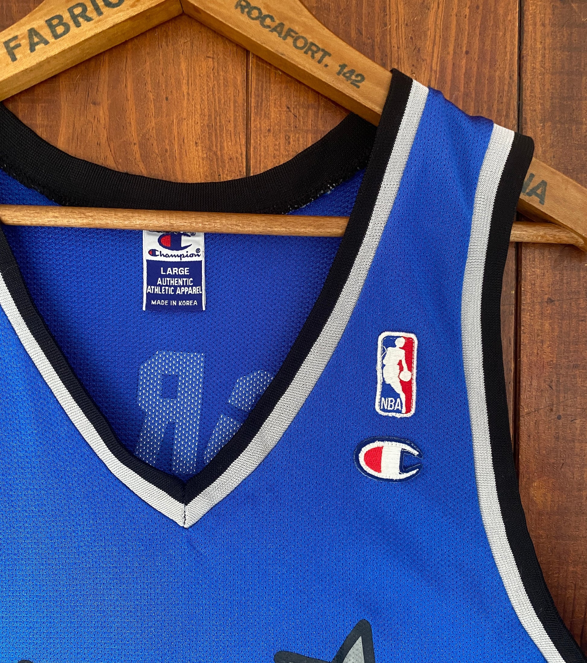 90s Vintage Magic #1 Tracy McGrady NBA Jersey - Size 52 | Champion Made
