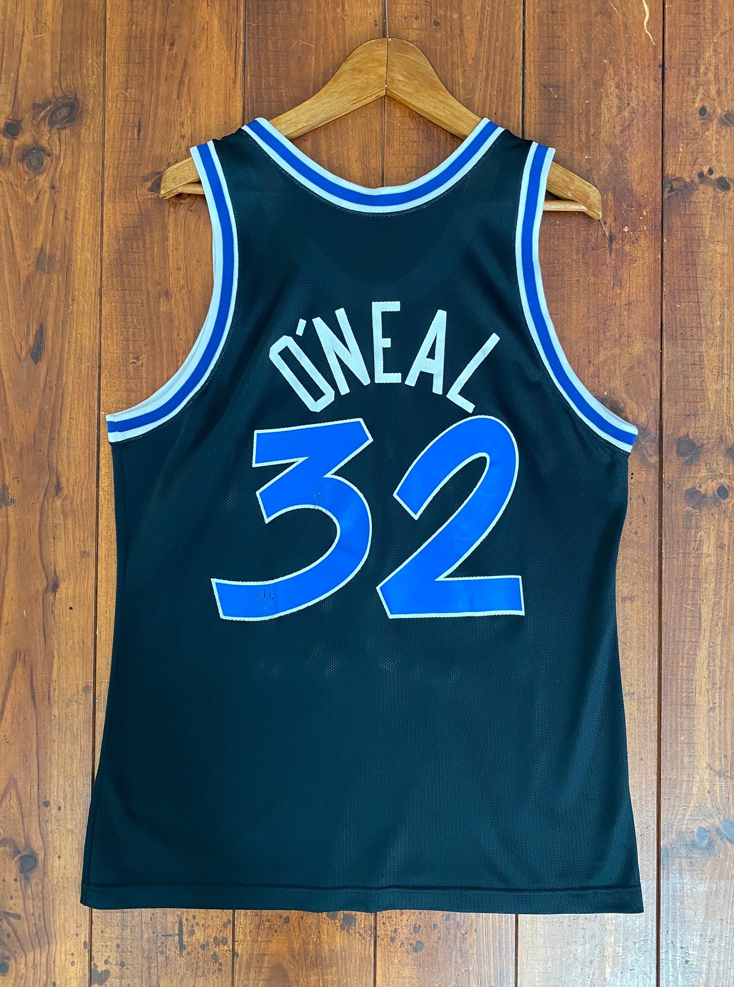 Size 44 VTG 90s Orlando NBA jersey, Player Oneal #32 Made In USA by Champion